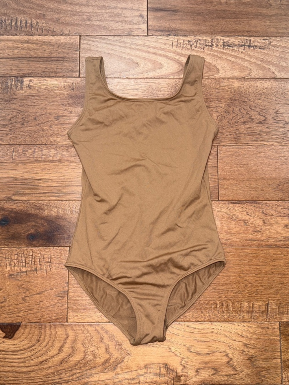 Bloch Dance Girls Dynamic Tank Leotard - Almond Leotard - Size 8-10